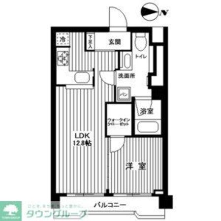 ライオンズマンション三宿の物件間取画像